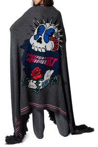 ZHORS LIGNE ANTHRACITE SKELETON WS PLAID