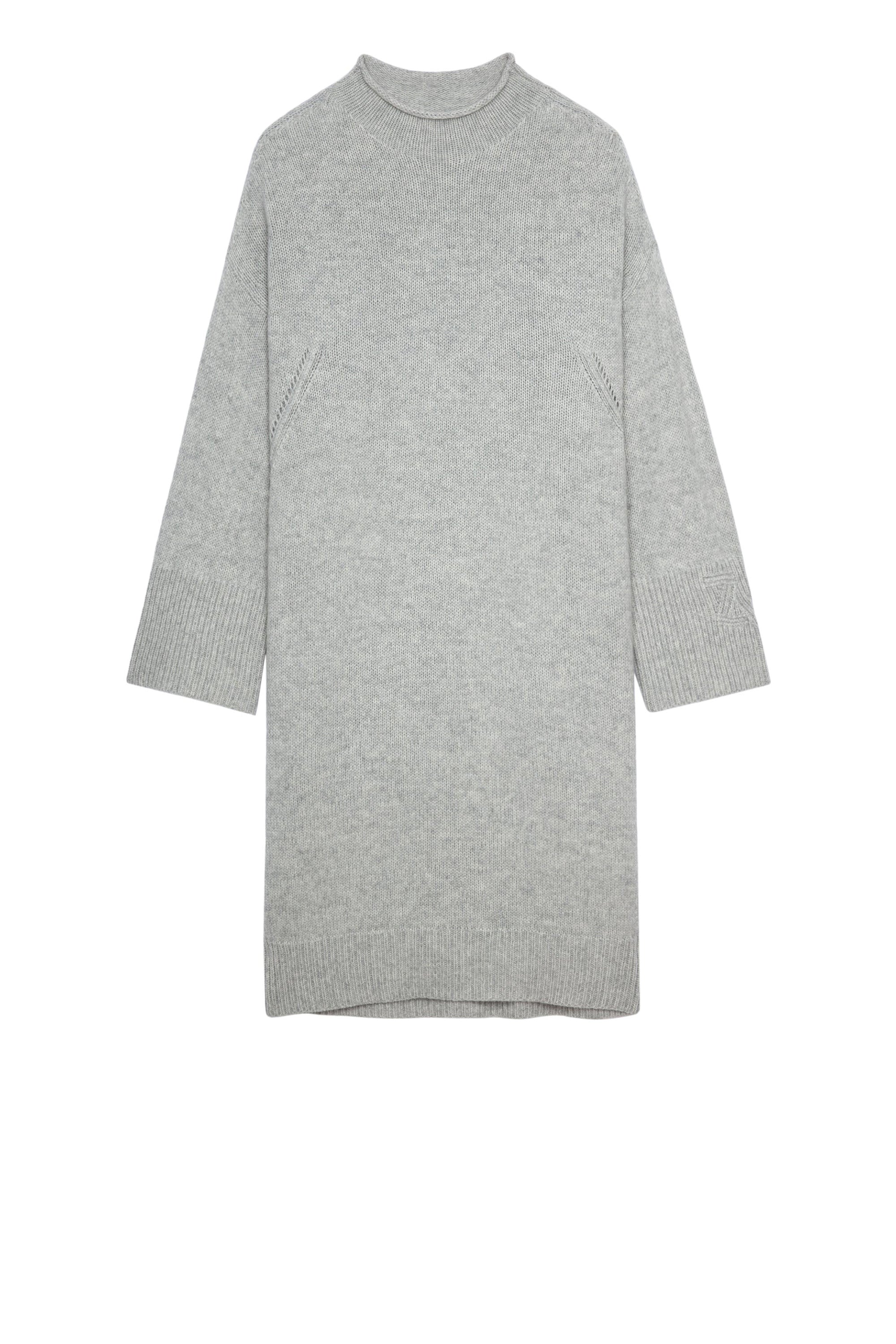 Robe Selena en laine - Gris Chine