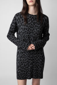 Robe Malia en cachemire - Charcoal