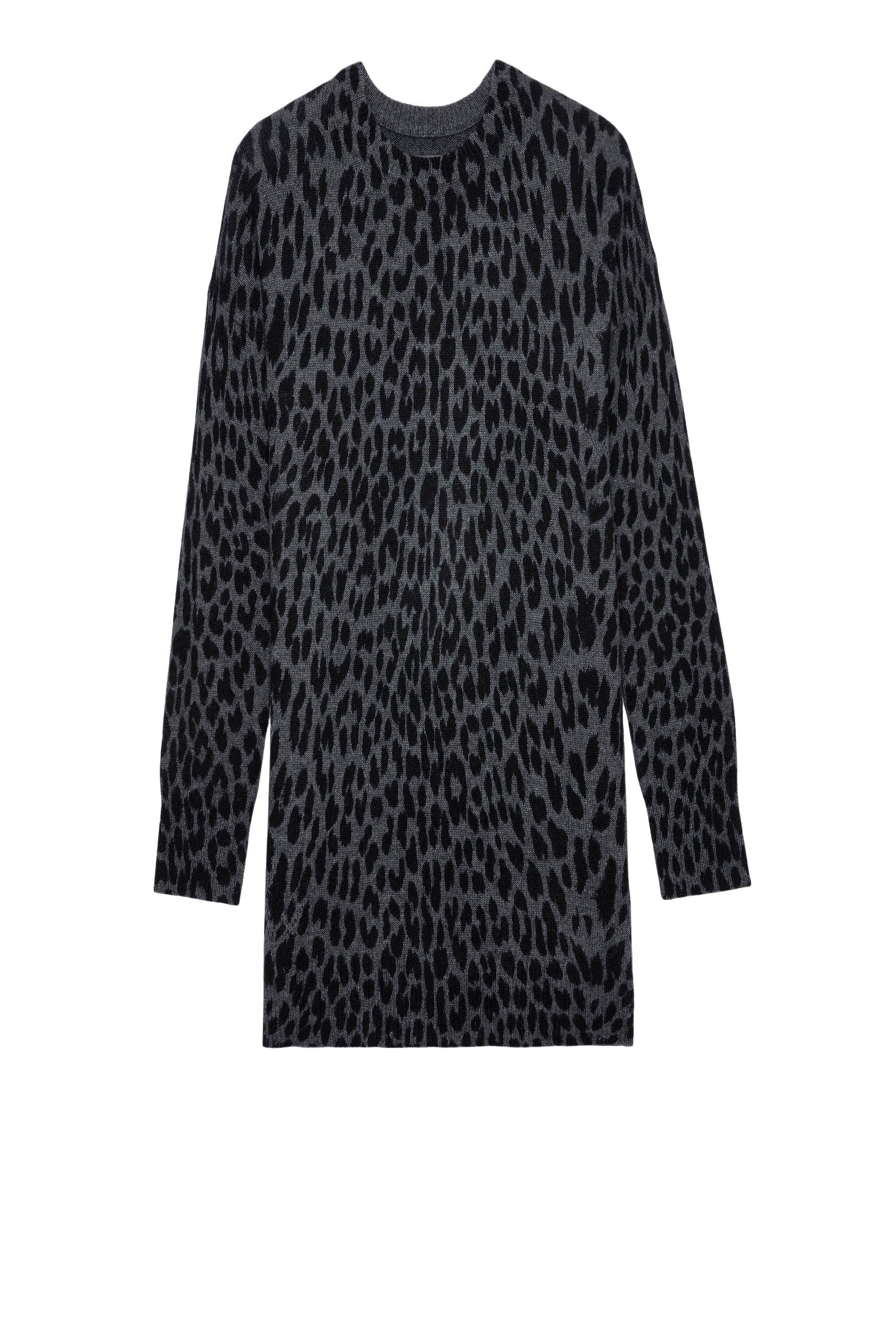Robe Malia en cachemire - Charcoal