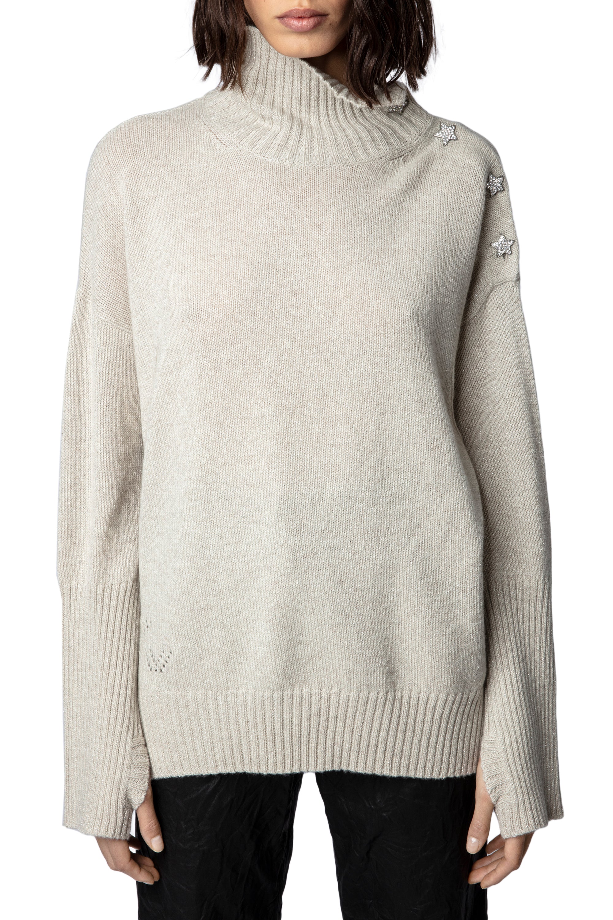 Alma cashmere jumper - Mastic