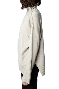 Alma cashmere jumper - Mastic