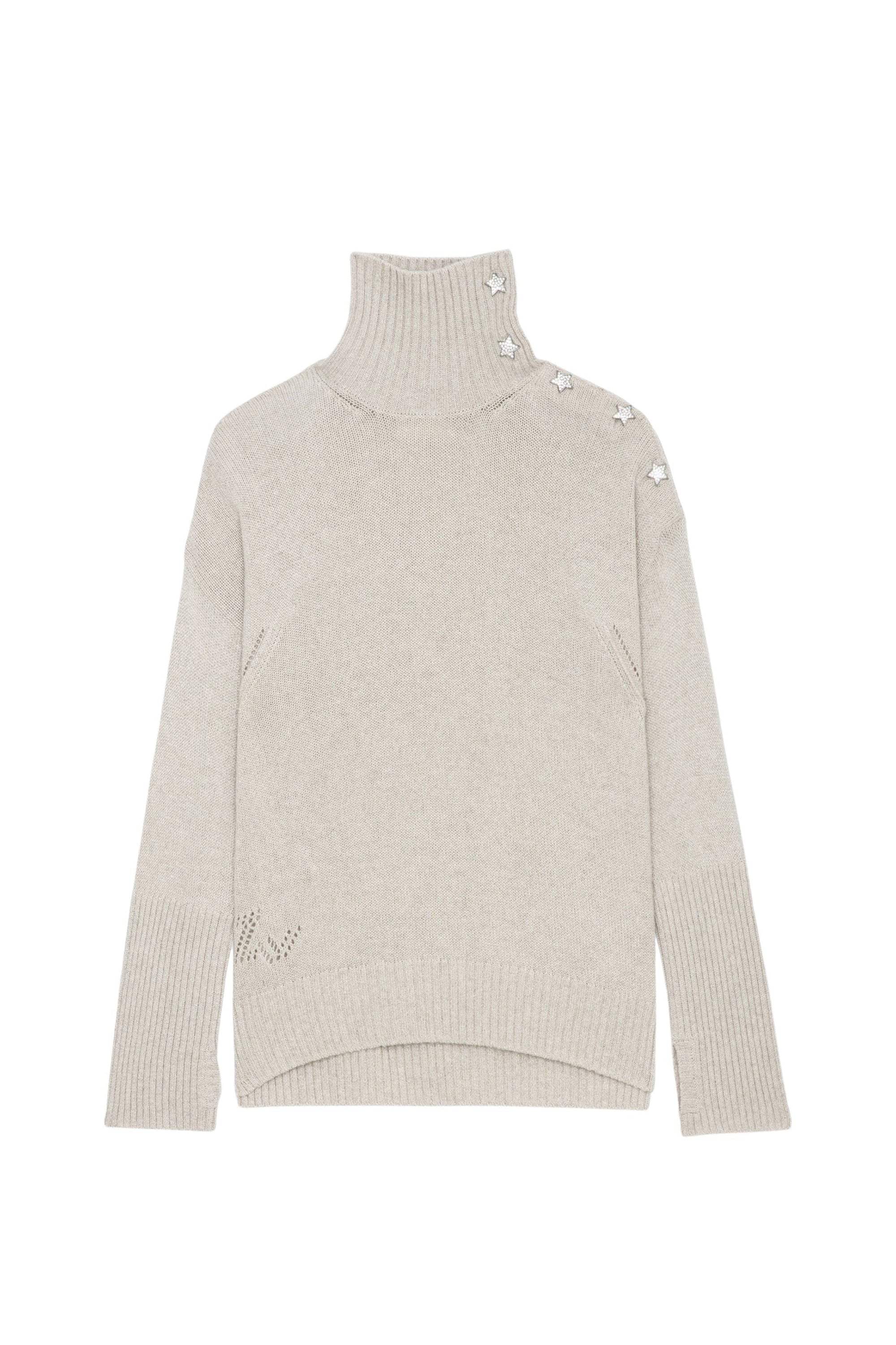 Alma cashmere jumper - Mastic