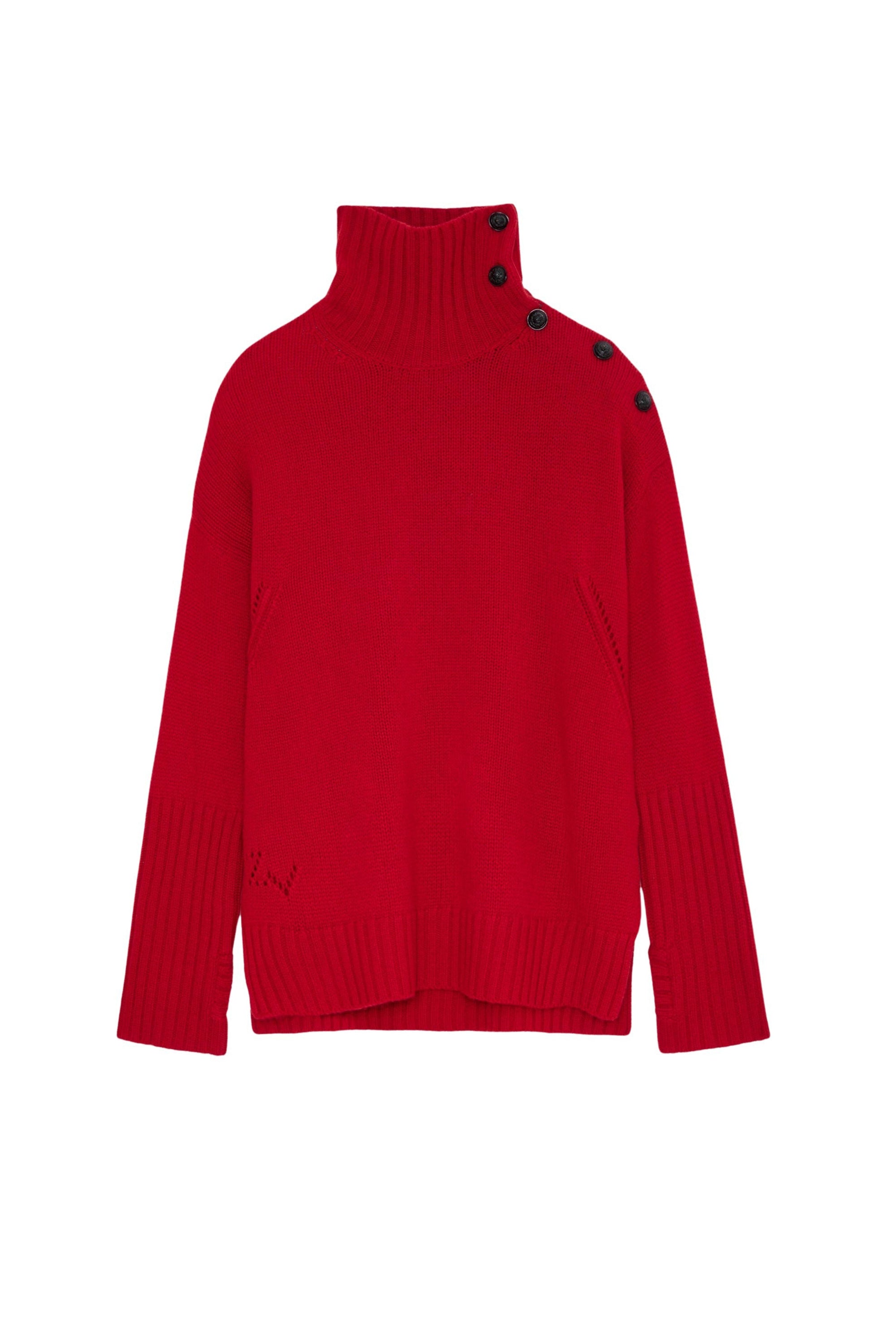 Pull Alma en cachemire - Cerise