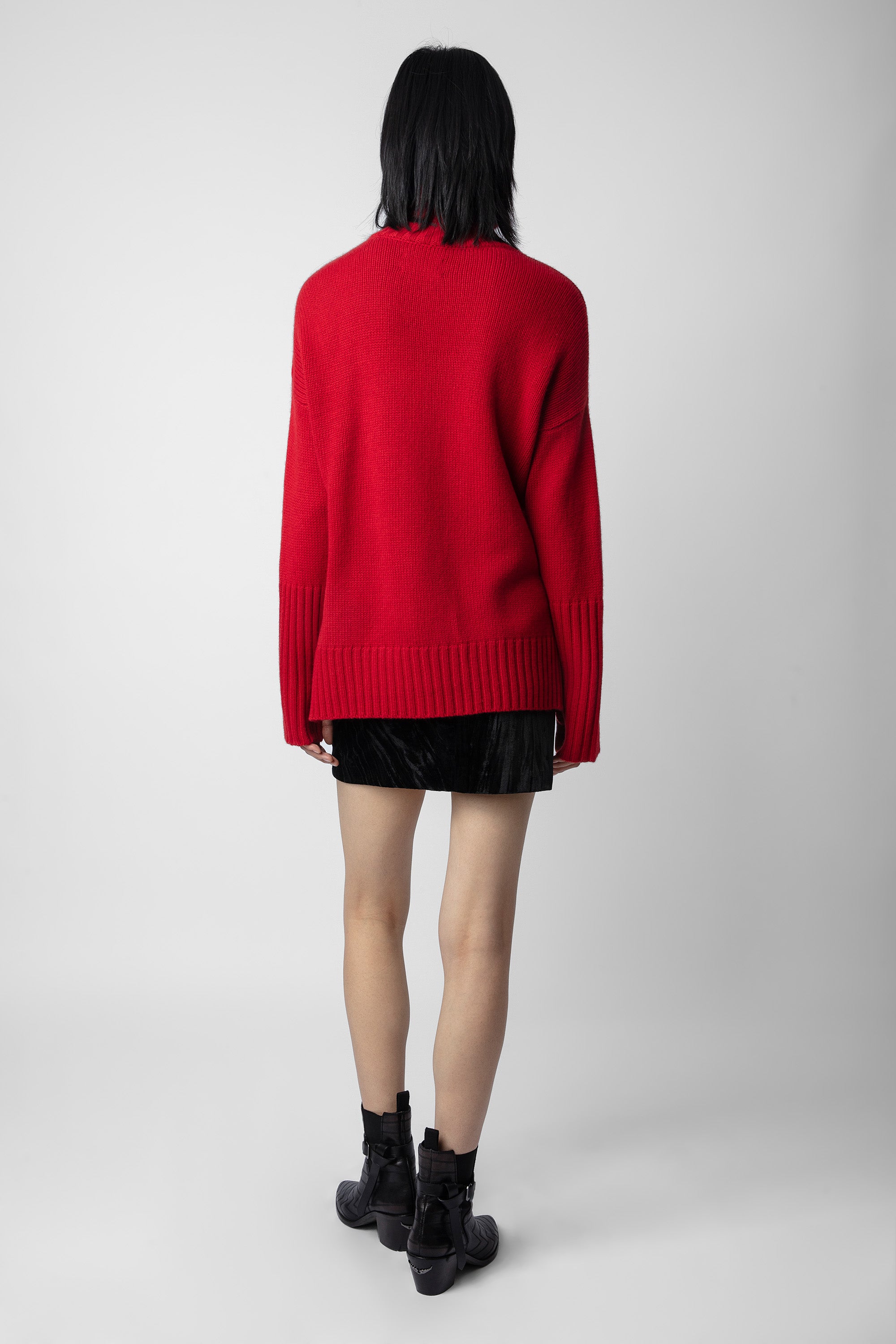 Pull Alma en cachemire - Cerise