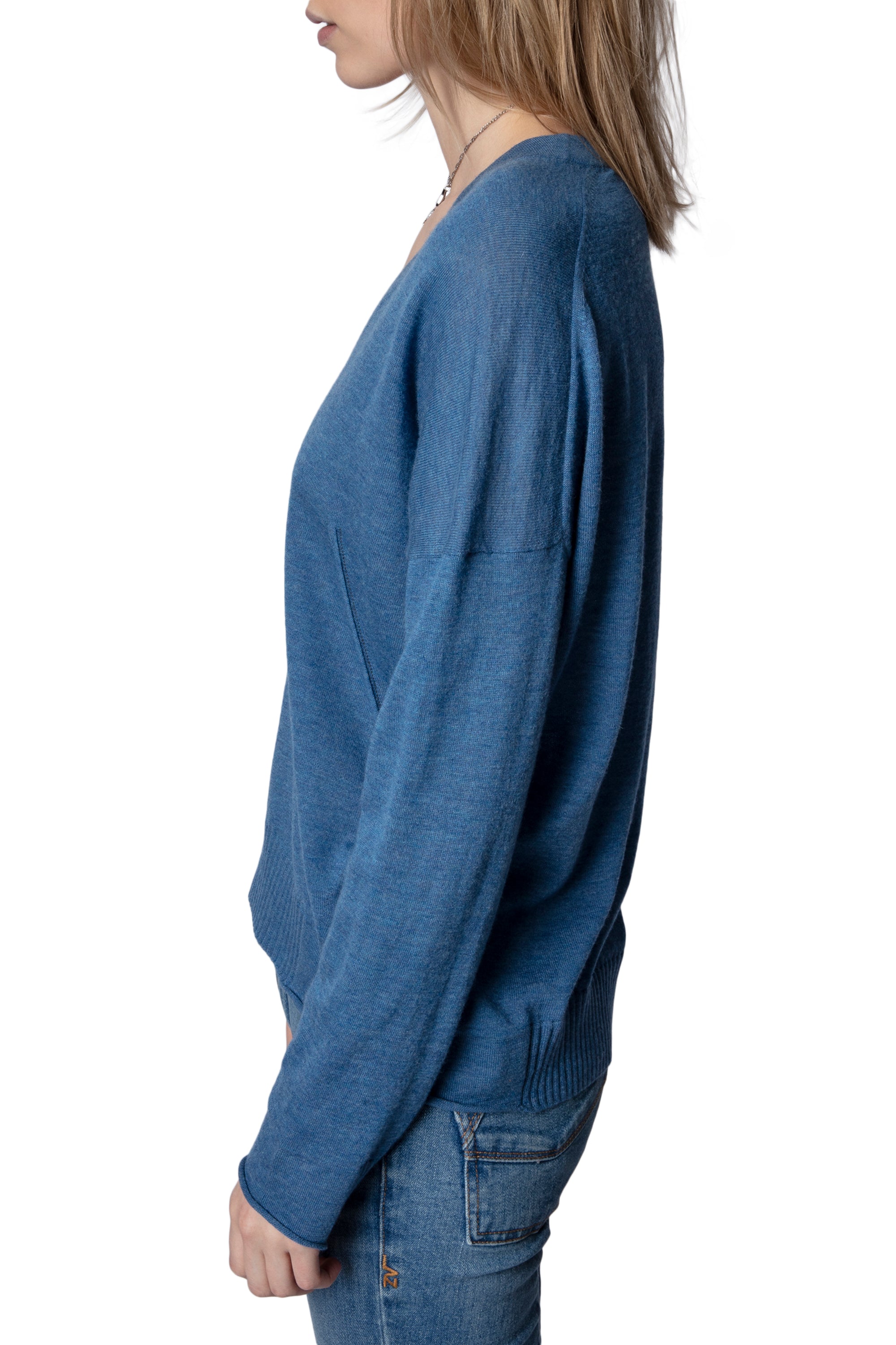 Pull Brumy en cachemire - Denim