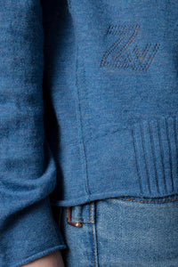 Pull Brumy en cachemire - Denim