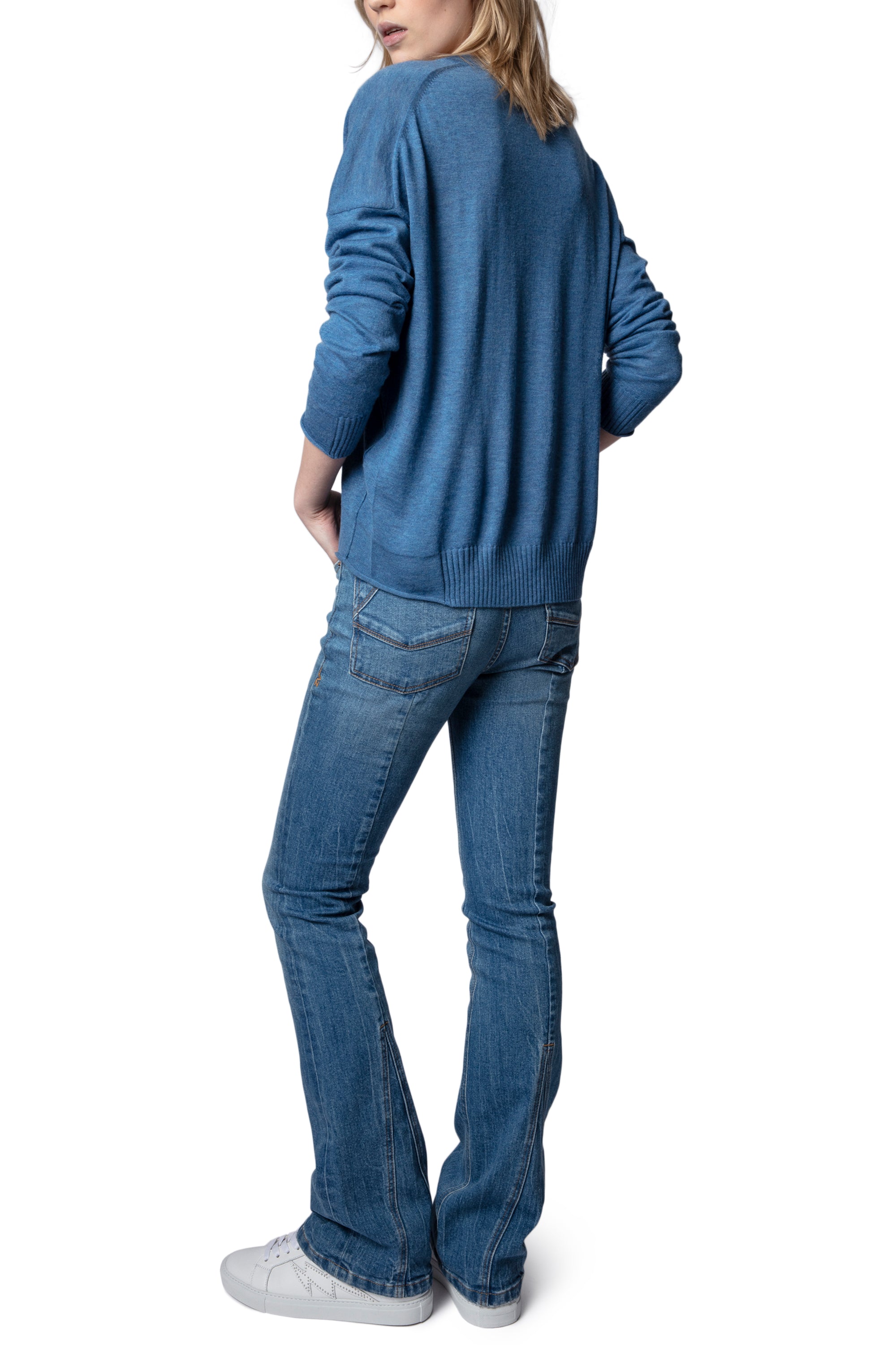 Pull Brumy en cachemire - Denim