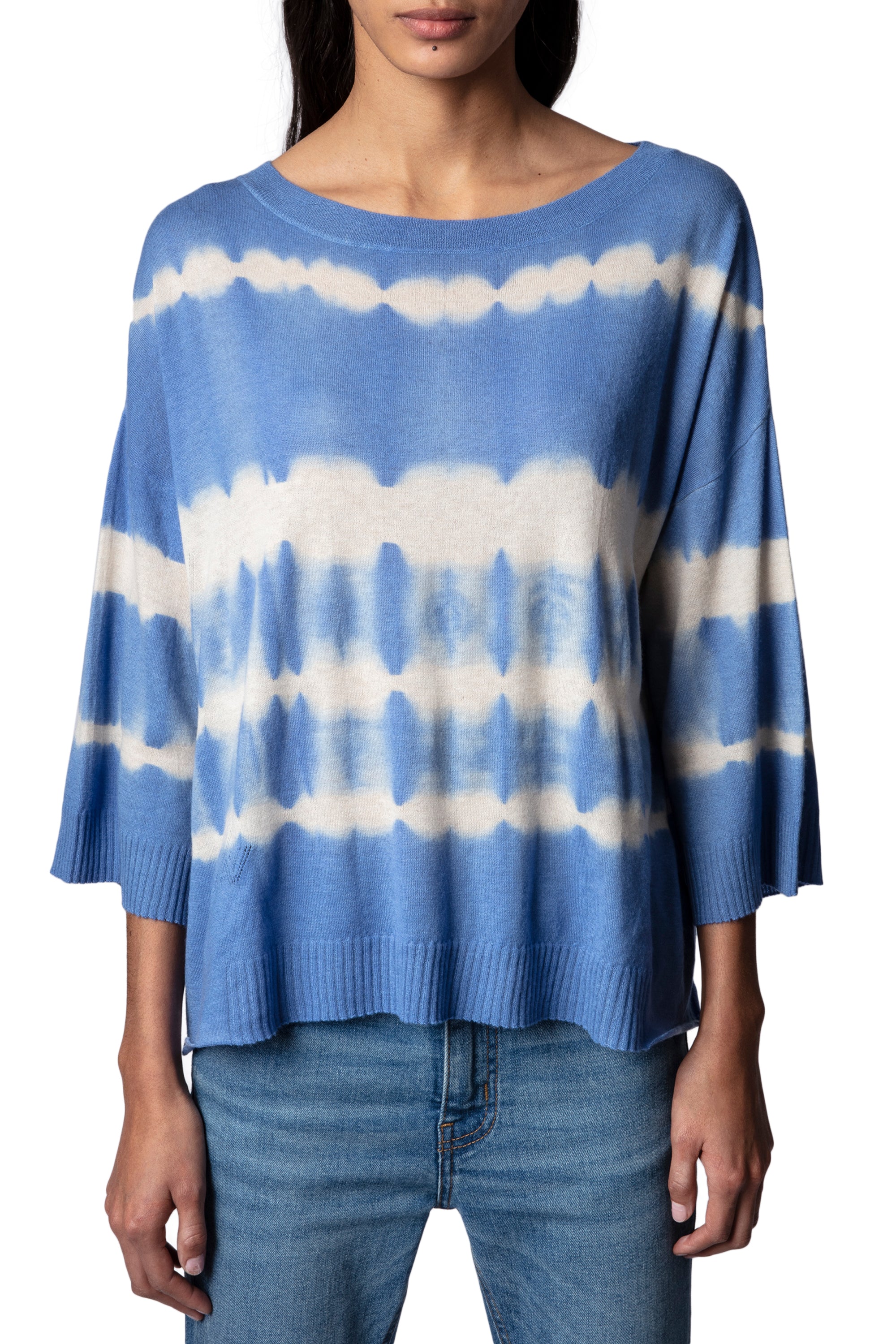 Pull Flint en cachemire - Azur