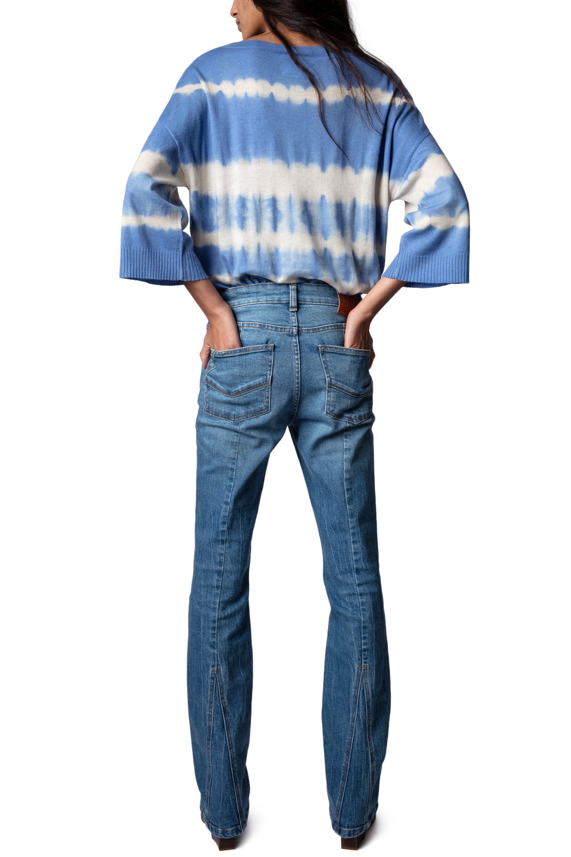 Pull Flint en cachemire - Azur