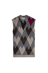 Heather Hearthlington jumper in soft wool - China grey