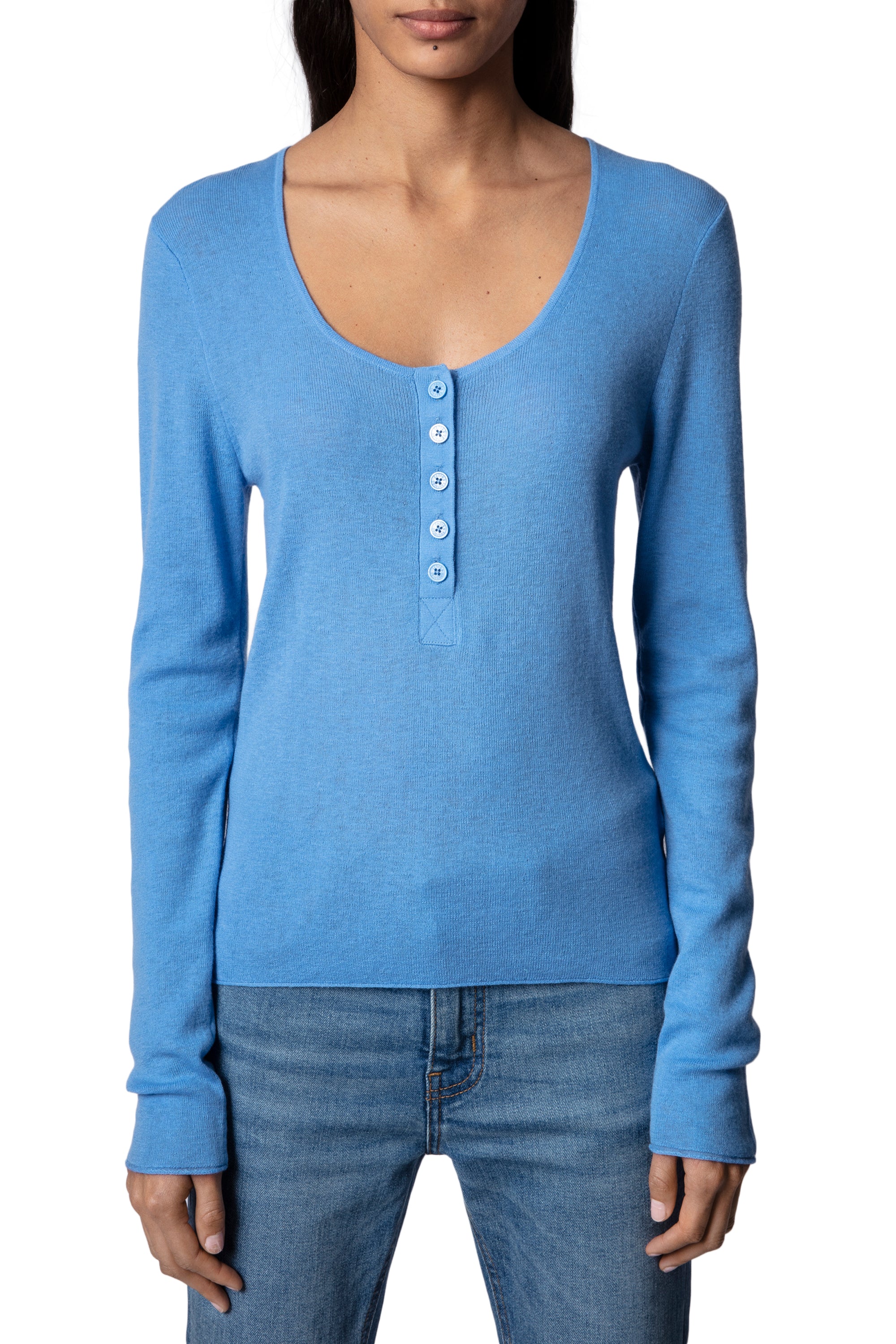 Mila wool jumper - Azur