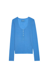 Mila wool jumper - Azur