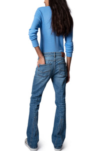Mila wool jumper - Azur