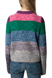 Cyrka Love cashmere and wool jumper - Fushia