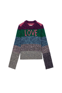 Cyrka Love cashmere and wool jumper - Fushia