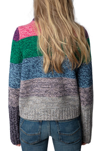 Cyrka Love cashmere and wool jumper - Fushia