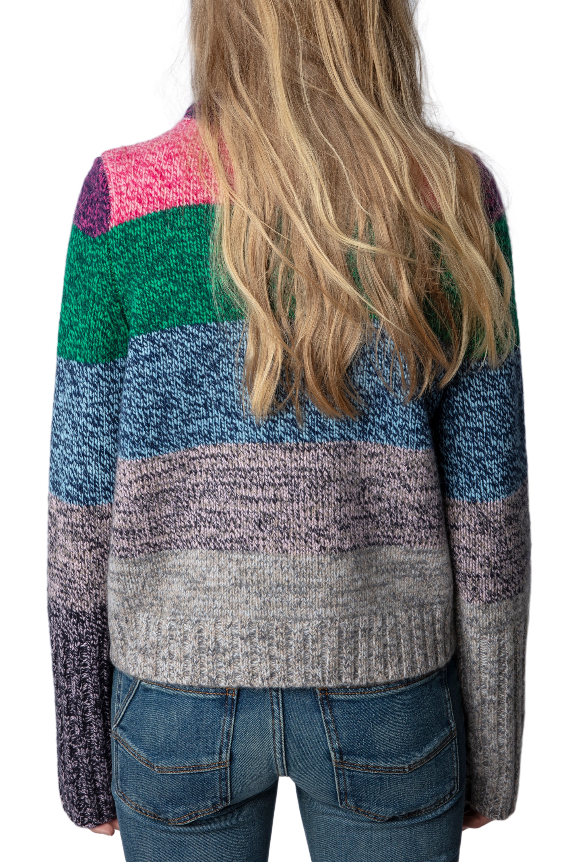 Cyrka Love cashmere and wool jumper - Fushia
