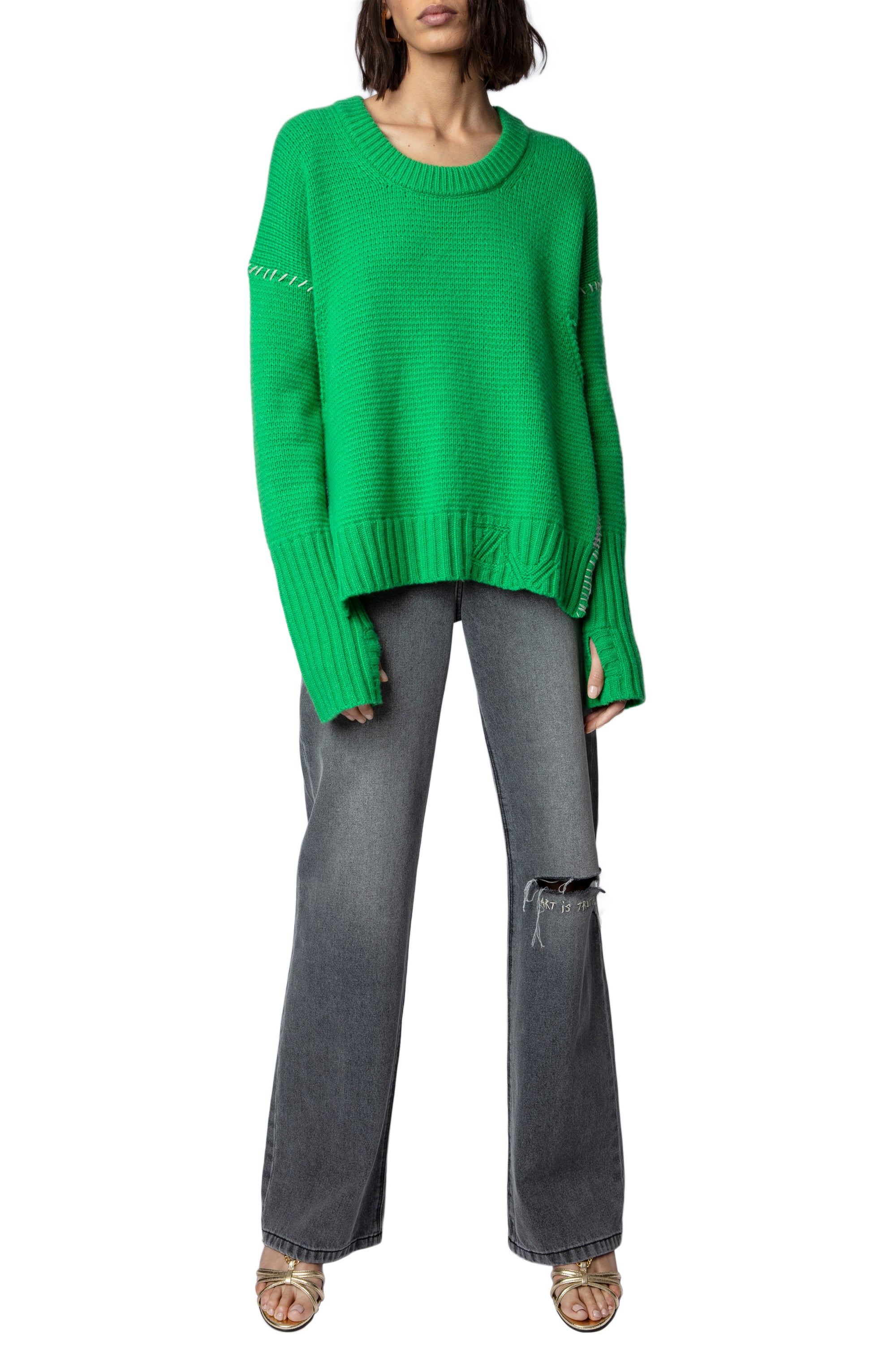 Northa cashmere jumper - Apple
