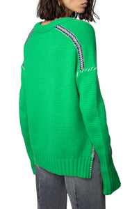 Northa cashmere jumper - Apple