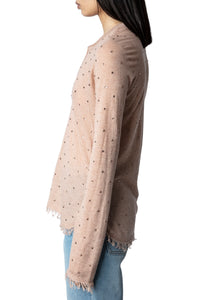 Pull Riviera en cachemire - Blush