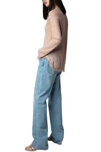 Pull Riviera en cachemire - Blush