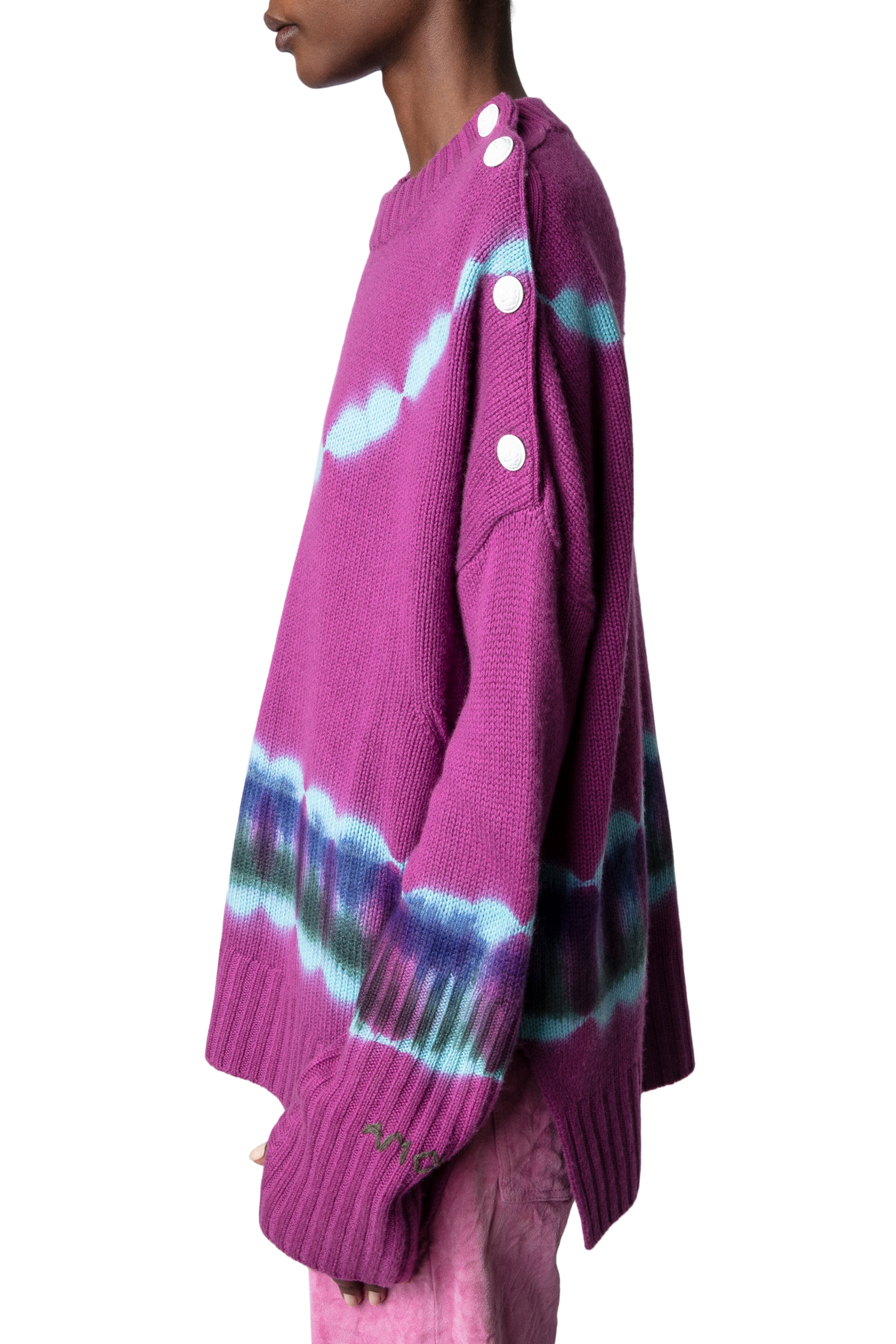 Malta cashmere jumper - Mauve