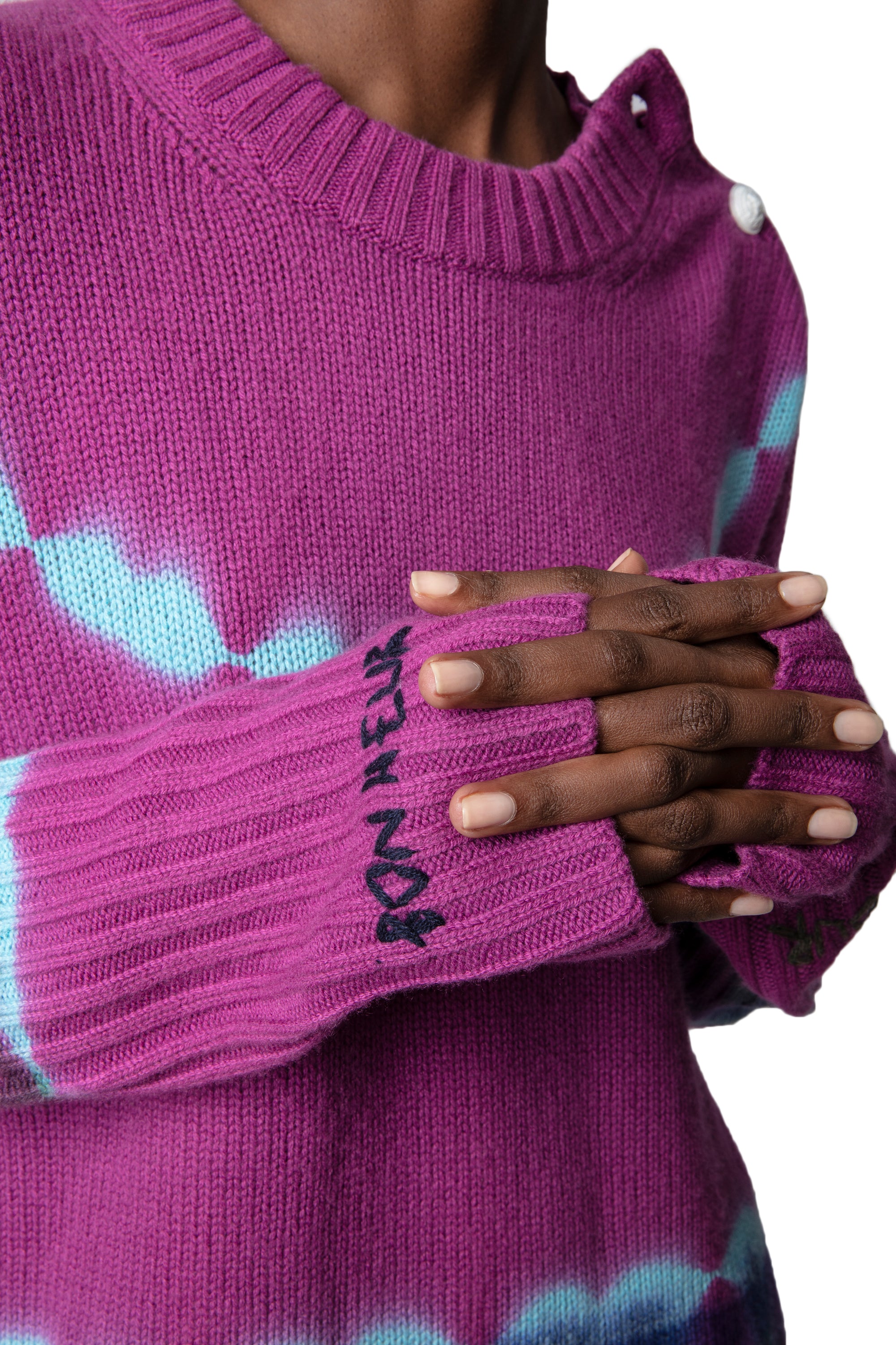 Malta cashmere jumper - Mauve