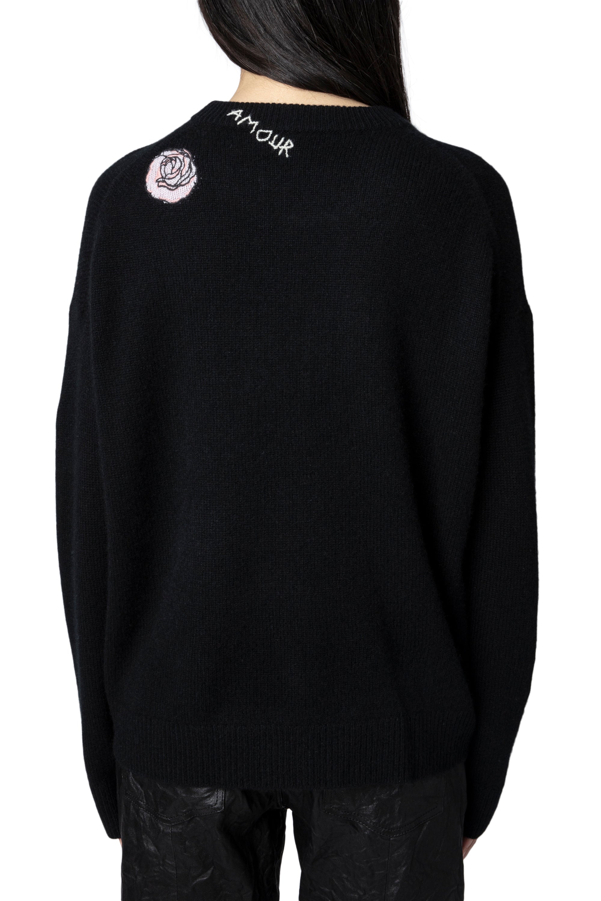 Pull Markus en cachemire - Noir