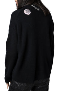Pull Markus en cachemire - Noir