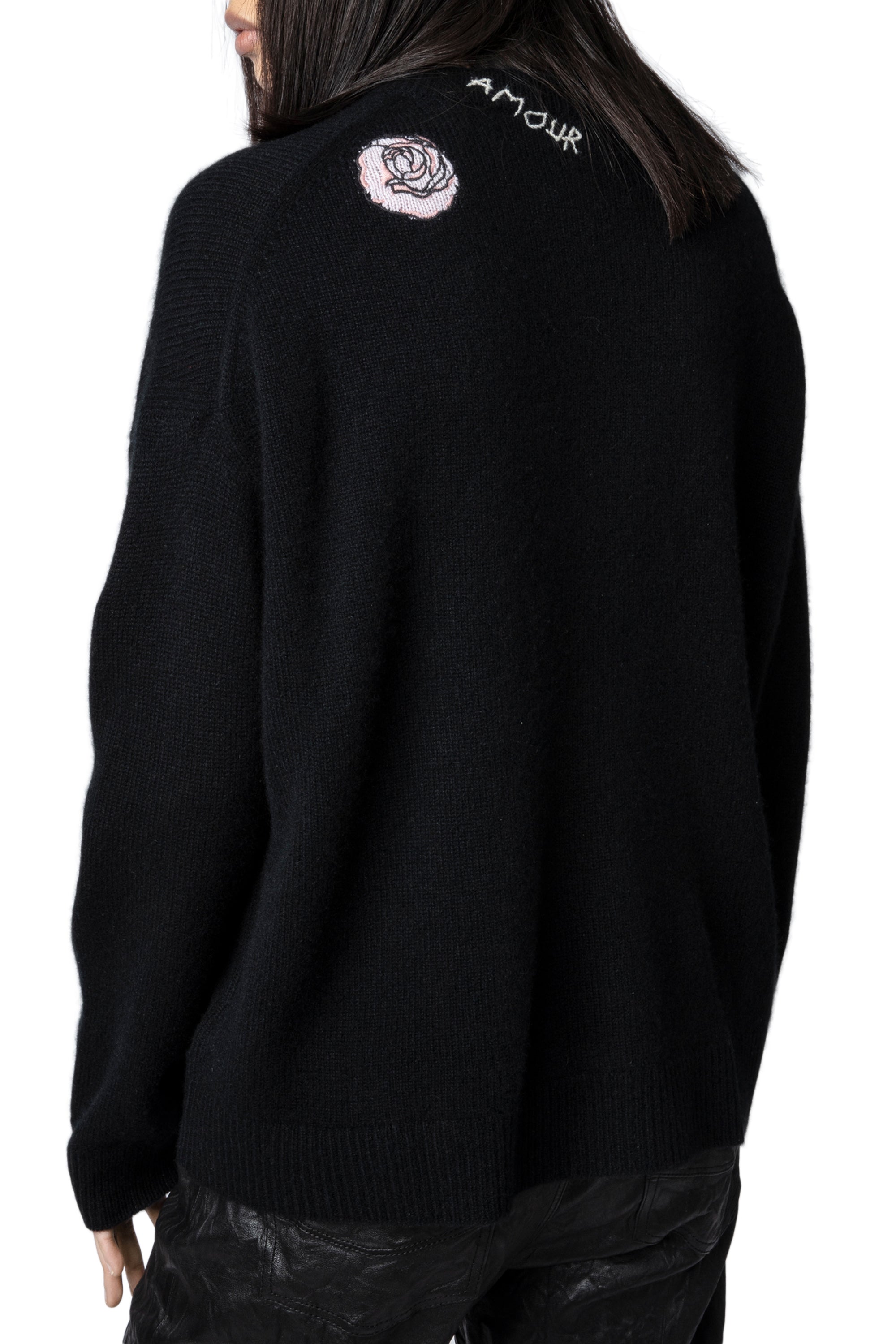 Pull Markus en cachemire - Noir