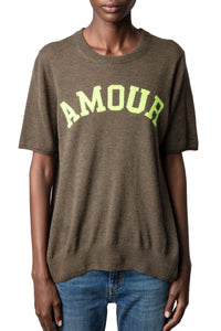 Pull Maddy en cachemire - Kaki