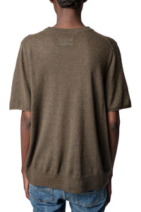 Pull Maddy en cachemire - Kaki