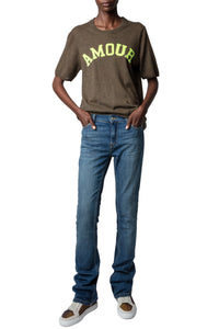 Pull Maddy en cachemire - Kaki
