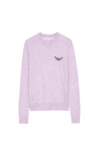 Sweat-shirt Life We Wings en laine - Soft Pink