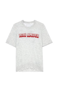 Pull Ida Mon Amour en cachemire - Neige