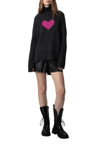 Pull Alma en laine - Ardoise