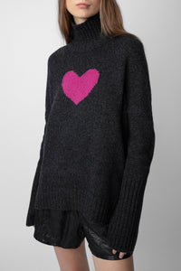 Pull Alma en laine - Ardoise