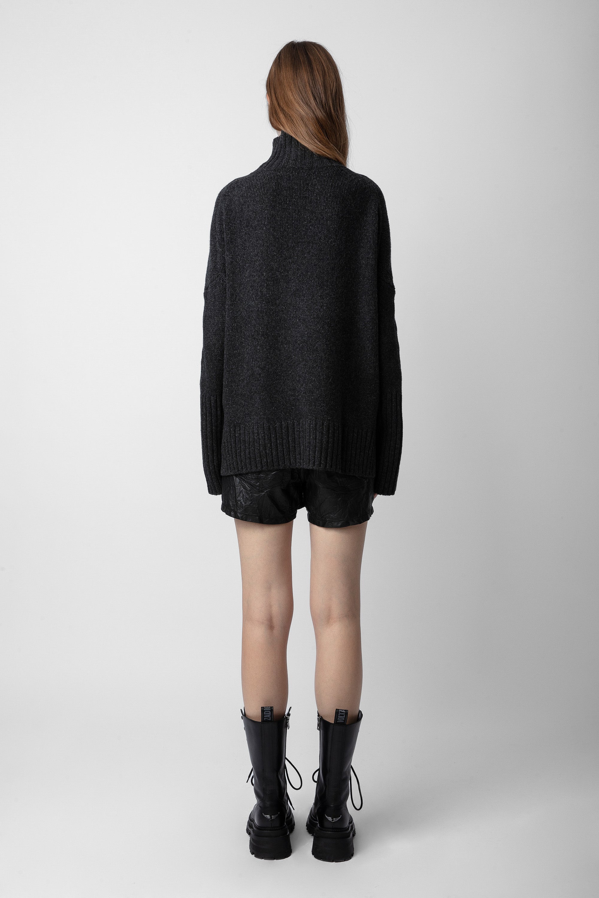 Pull Alma en laine - Ardoise