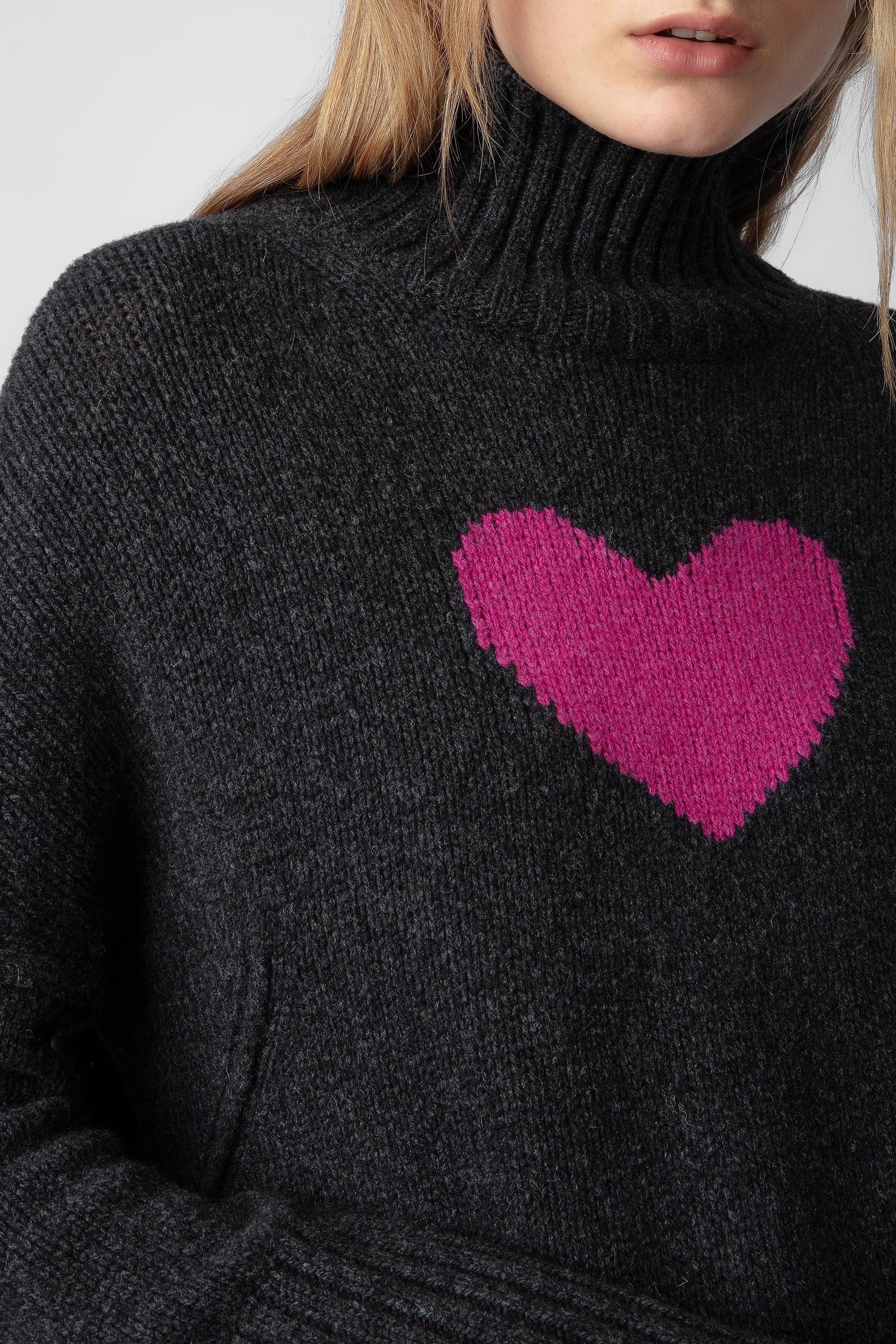 Pull Alma en laine - Ardoise
