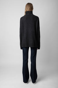 Pull Alma en laine - Ardoise