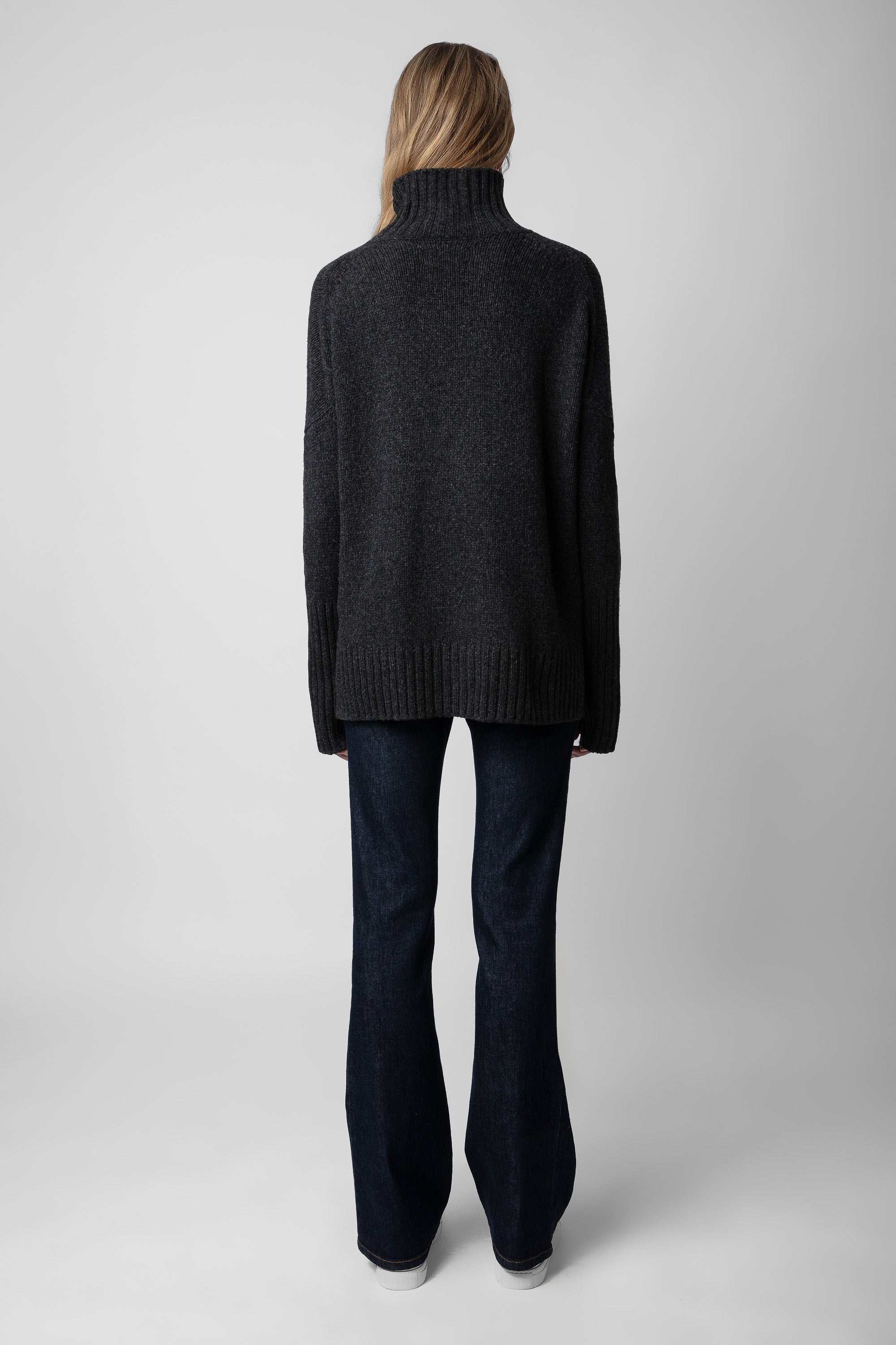 Pull Alma en laine - Ardoise