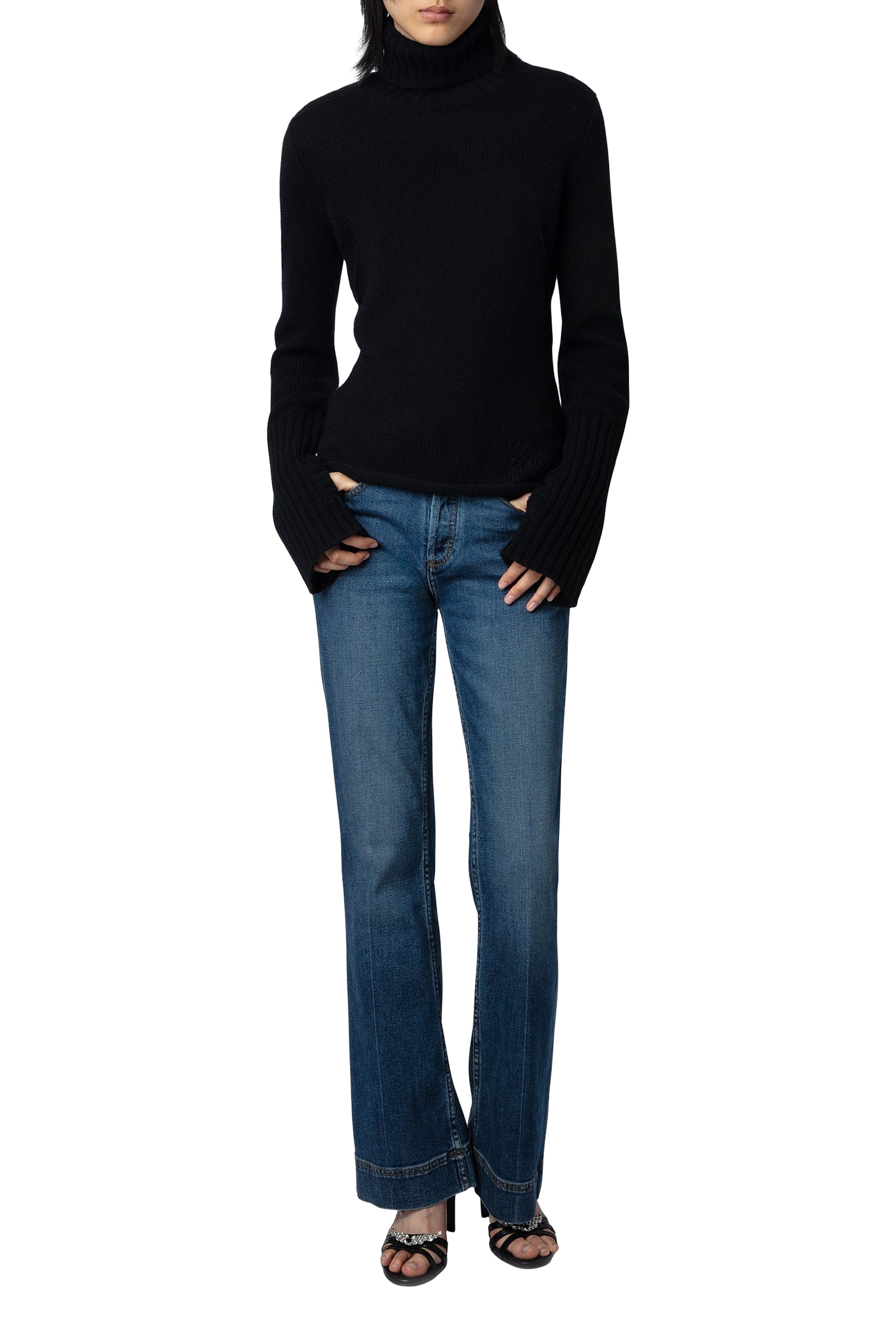 Pull Biky en cachemire - Noir