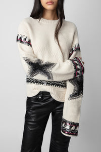 Pull Kanson Sequins en cachemire - Sugar