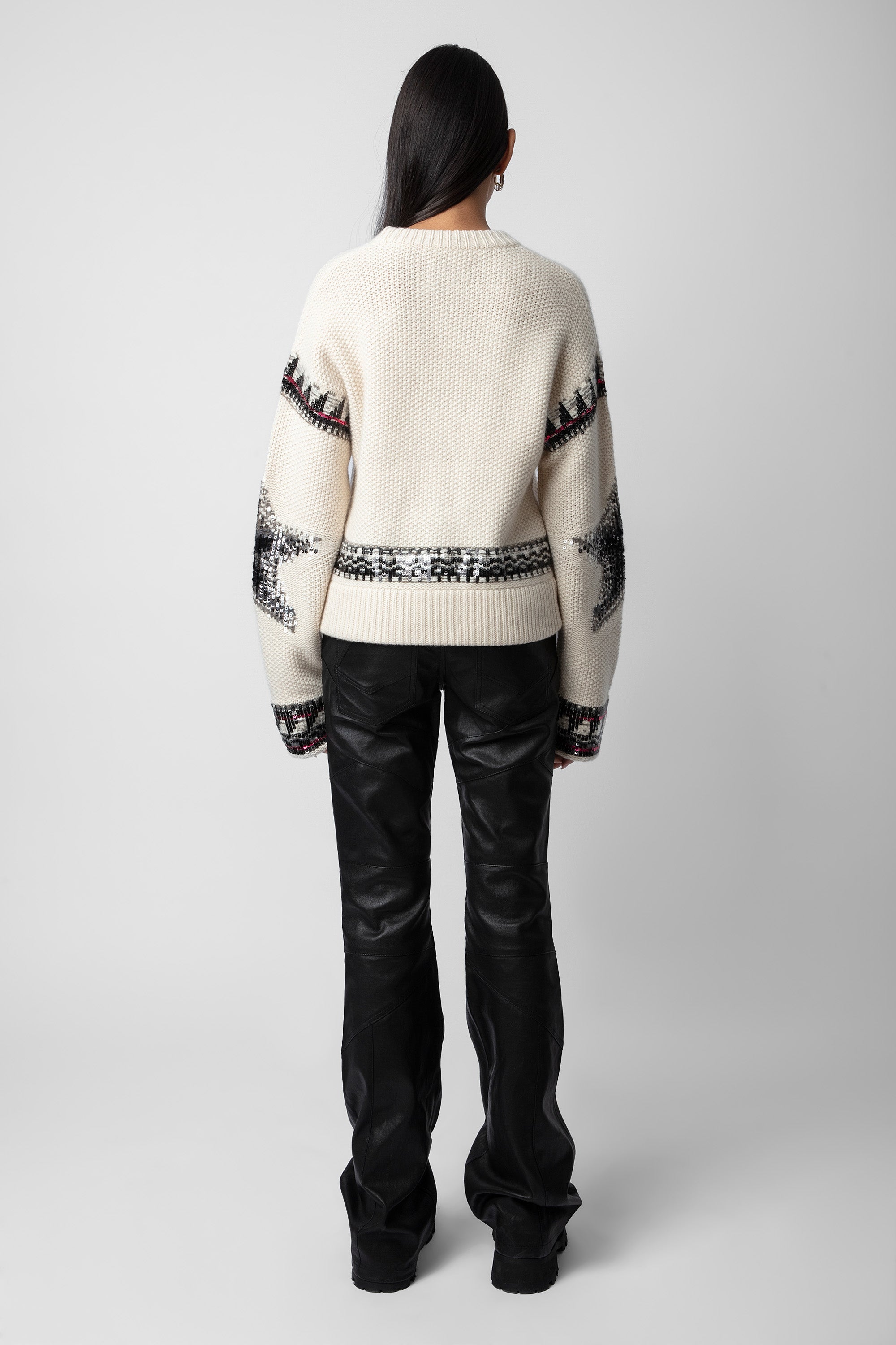 Pull Kanson Sequins en cachemire - Sugar
