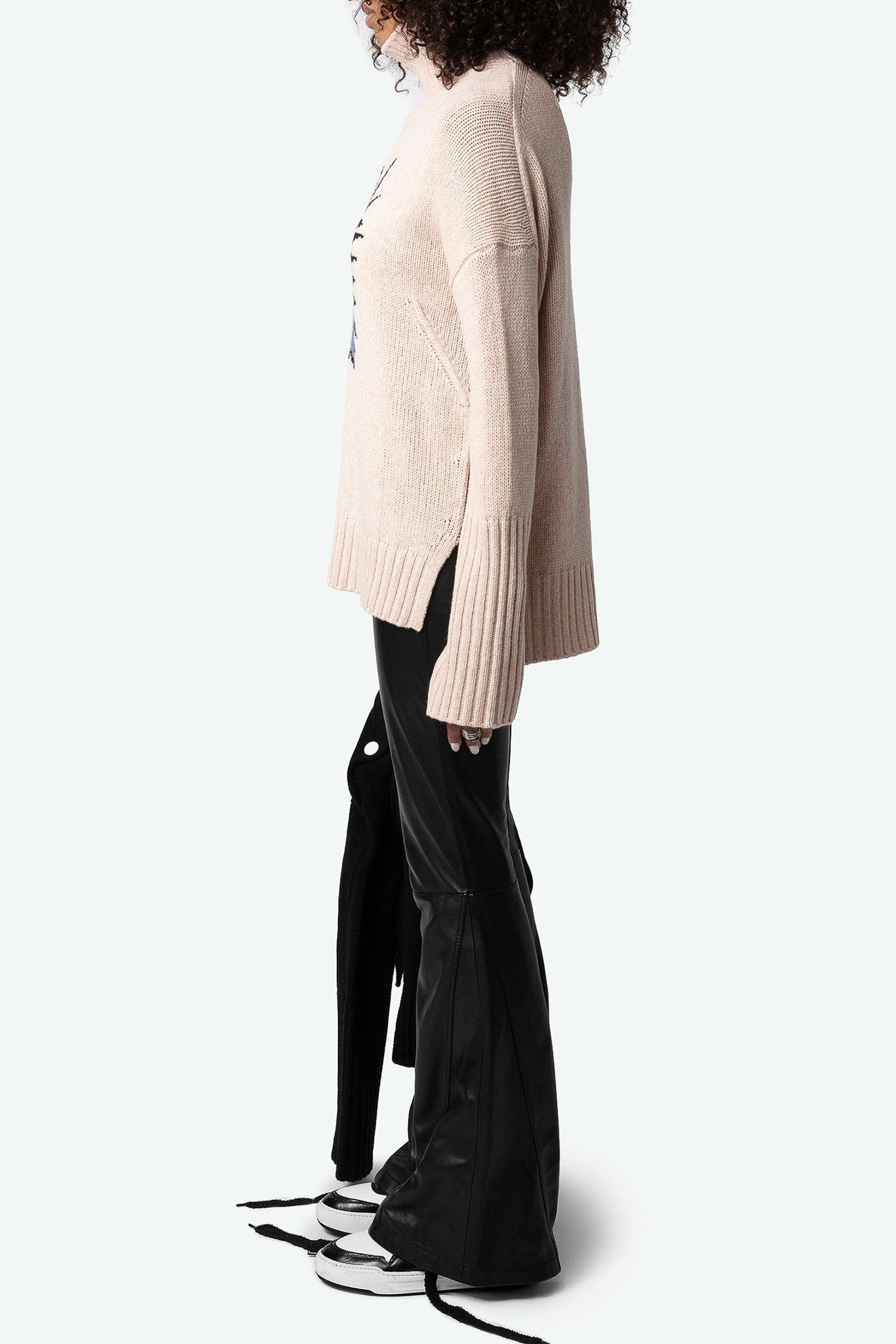 Sweat-shirt Alma Spiked Heart en laine - Sweet