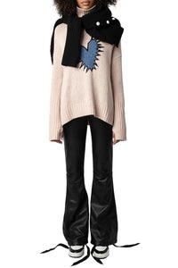 Sweat-shirt Alma Spiked Heart en laine - Sweet