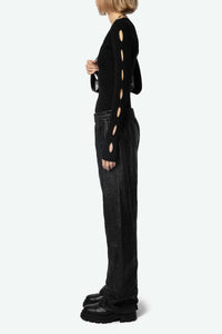 Pull Syla en laine - Noir