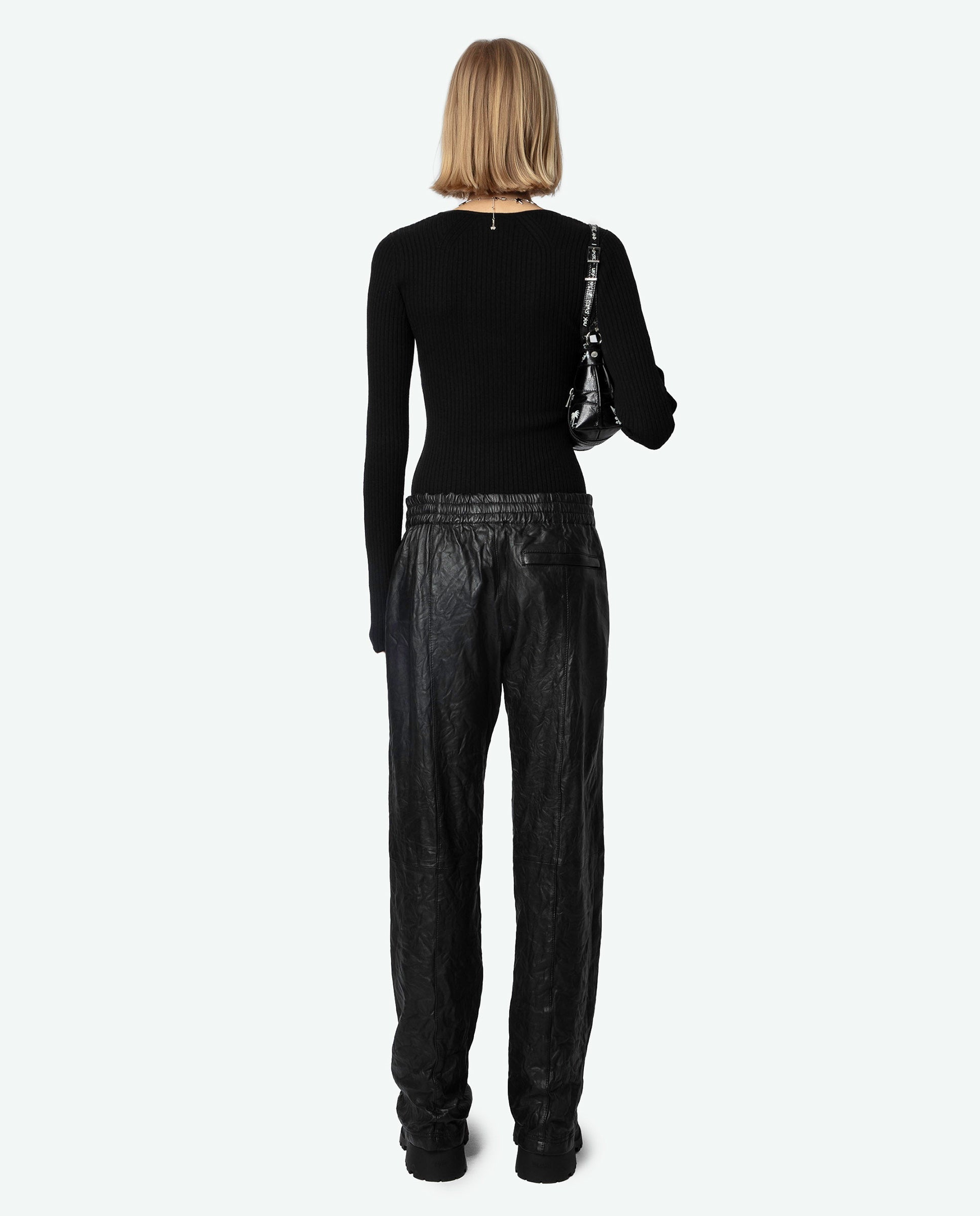 Pull Syla en laine - Noir