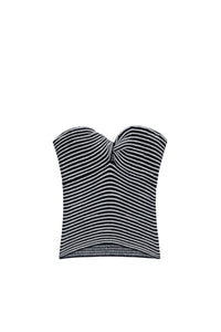 Top Twista en laine - Encre